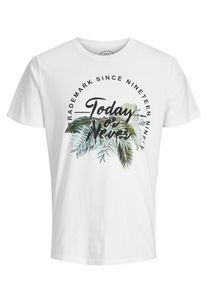 Jack & Jones JACK & JONES, Herren T-Shirt, Hellgrün / Schwarz / Weiß