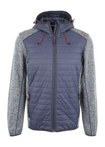 CMP, Herren Funktionsjacke 'FIX HOOD HYBRID', Taubenblau / Dunkelgrau