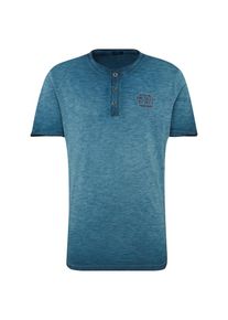 Tom Tailor, Herren T-Shirt 'Tee with inside treatet', Himmelblau