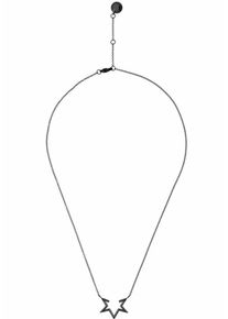 Liebeskind Berlin, Damen Kette mit Anhänger 'Stern, LJ-0126-N-45', Schwarz