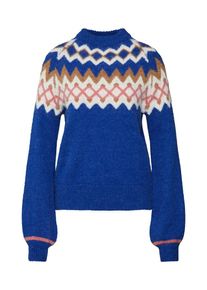 Mbym, Damen Pullover 'Lois', Blau / Mischfarben