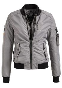 Khujo, Damen Jacke 'BOLORIA WITH INNER JACKET', Grau