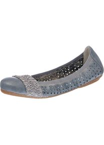 Rieker, Damen Ballerinas, Taubenblau