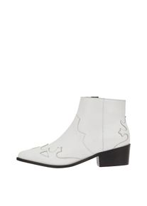 Bianco, Damen Stiefeletten 'Bisml Western', Schwarz / Weiß