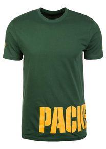 New Era, Herren T-Shirt 'NFL Wrap Around Green Bay Packers', Gelb / Gr&uuml;n / Wei&szlig;