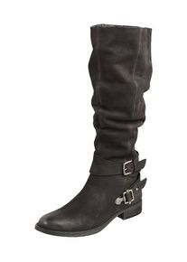 SPM, Damen High Boots 'USA' aus Leder, Schwarz