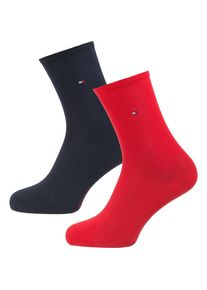 Tommy Hilfiger, Damen Socken, Rot