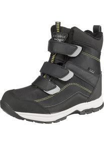 Icepeak, M&auml;dchen Winterstiefel 'Wallis', Grau / Neongr&uuml;n / Schwarz