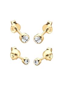 Elli, Damen Ohrringe, Gold