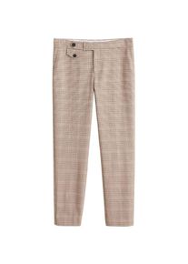 Mango, Damen Hose 'Alberto', Dunkelbraun / Puder