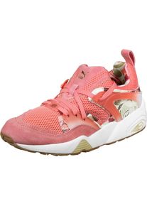 Puma, Damen Sneaker, Dunkelgelb / Pinkmeliert / Weiß