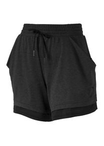 Puma, Damen Shorts, Dunkelgrau / Schwarz