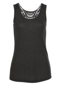Lascana, Damen Tanktop, Schwarz