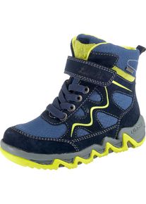 Lurchi, Winterstiefel, Blau / Hellblau / Neongelb