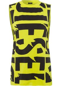 Diesel, Damen Tanktop, Gelb / Schwarz