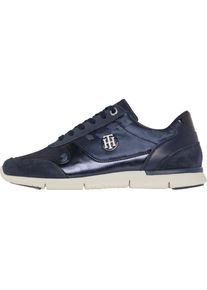 Tommy Hilfiger, Damen Sneakers 'CAMO METALLIC LIGHT SNEAKER', Navy