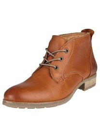 Apple of Eden, Damen Schn&uuml;rstiefelette 'BRUNA', Cognac