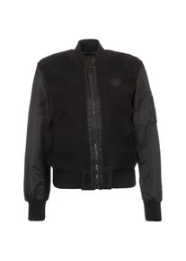 Converse, Damen Sherpa MA-1 Bomber Jacke , Schwarz