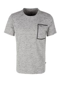 Q/S Designed By, Herren T-Shirt, Graumeliert