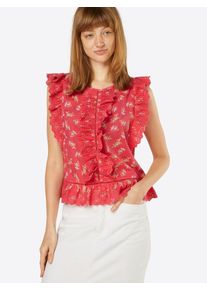 GAP, Damen Bluse 'SL RUFL PEP EYLT', Hellrot