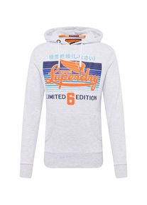 Superdry, Herren Sweatshirt 'Limited Icarus Lite Hood', Blau / Hellgrau