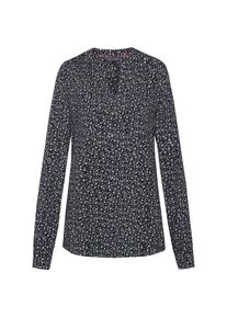 Tommy Hilfiger, Damen Bluse 'ROSIE', Anthrazit / Hellgrau