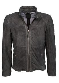 Mustang, Herren Lederjacke 'Nelson', Graphit