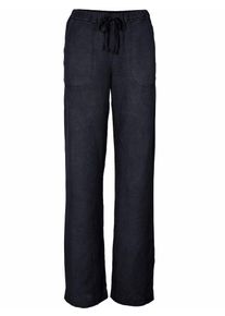 Heine, Damen Palazzohose mit elastischem Bund, Marine