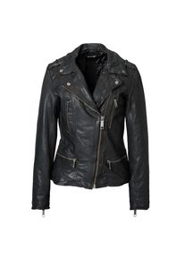 Maze, Damen Lederjacke 'Goa', Mischfarben / Schwarz