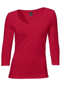 Heine, Damen Rundhalsshirt Tactel, Rot