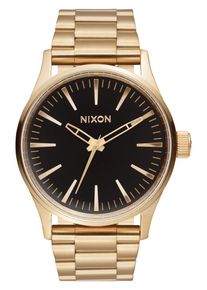 Nixon, Herren Armbanduhr 'Sentry', Gold / Schwarz