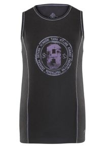 KAMAH, Herren Tank-top 'Till', Lila / Schwarz