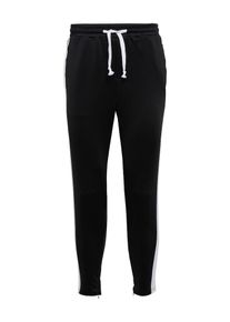 Jack & Jones JACK & JONES, Herren Jogginghose 'JJIVEGA JJRETRO WW BLACK NOOS', Schwarz / Wei&szlig;