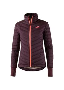 KARI TRAA, Damen Daunenjacke 'TOVE', Beere / Neonorange