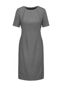 Apart, Damen Jerseykleid mit formgebenden Ziernähten, Graumeliert