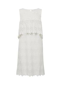 Vila, Damen Cold Shoulder Kleid, Weiß