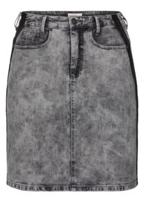 sheego Denim, Damen Jeansrock, Grey Denim