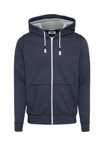 Tommy Jeans, Herren Hoodie 'JM', Dunkelblau / Wei&szlig;