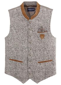 Kr&uuml;ger Buam Kr&uuml;ger Buam, Herren Trachtengilet, Braun / Grau