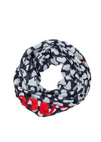 s.Oliver RED LABEL, Damen Loop, Dunkelblau / Weiß
