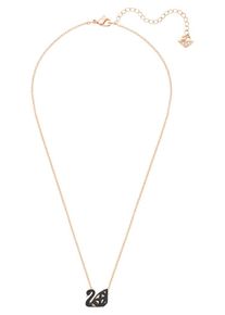 Swarovski, Damen Kette 'Facet Swan 5281275', Gold / Schwarz