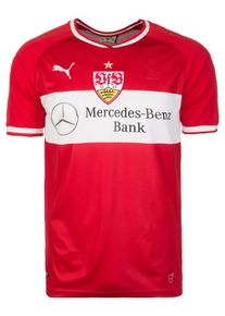 Puma, Herren 'VfB Stuttgart 18/19 Auswärts' Fußballtrikot, Rot / Weiß
