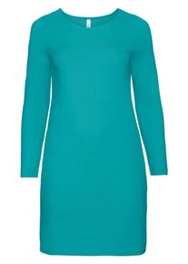 sheego Casual, Damen Basic Kleid, Türkis