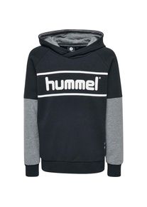 Hummel, Kapuzenpullover 'Mali 201784-2001', Graumeliert / Schwarz / Wei&szlig;