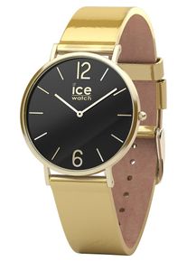 Ice Watch, Damen Quarzuhr 'CITY sparkling', Gold / Schwarz