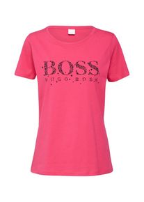 BOSS, Damen T Shirt 'Telelogo', Pink