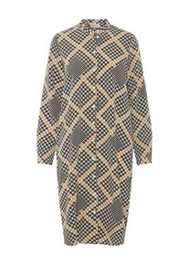 V&eacute;ro Moda VERO MODA, Damen Blusenkleid, Gelb / Grau