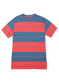 RVCA, Herren T-Shirt 'Ellis', Himmelblau / Hellrot