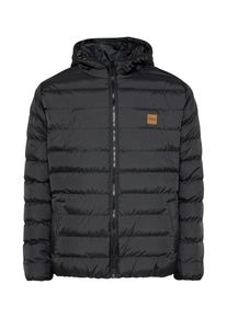 Urban Classics, Herren Steppjacke 'Basic Bubble', Schwarz