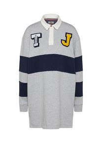 Tommy Jeans, Damen Kleid 'TJW RUGBY DRESS', Hellgrau